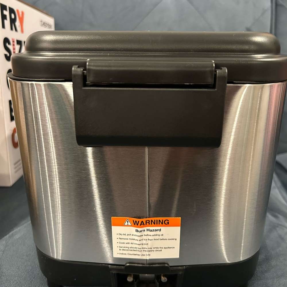 Chefman Fry Guy 1.6 Stainless Steel Deep Fryer small NWOT - Picture 8 of 16